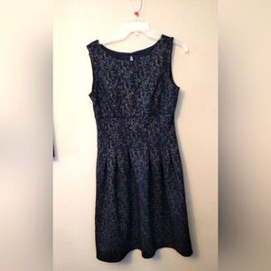 Enfocus studios a- line Navy blue shimmer Dress